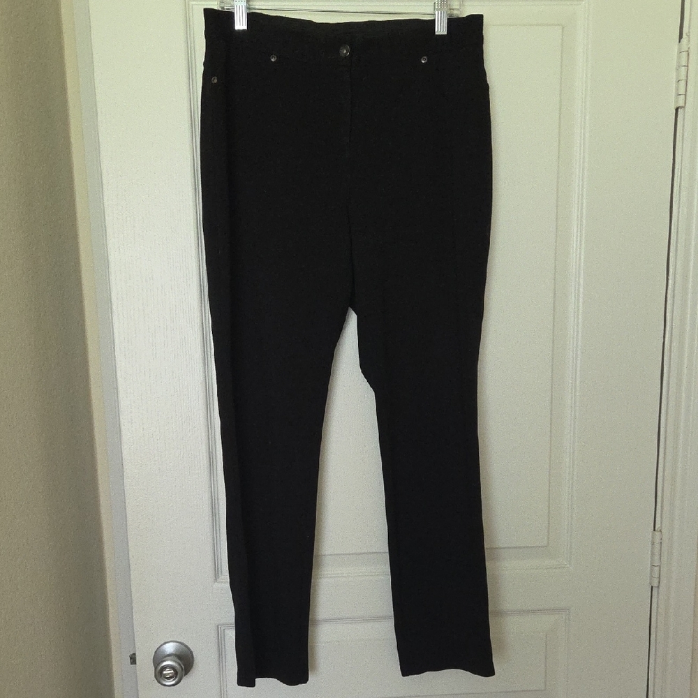 Chico's Black Straight Leg Pants